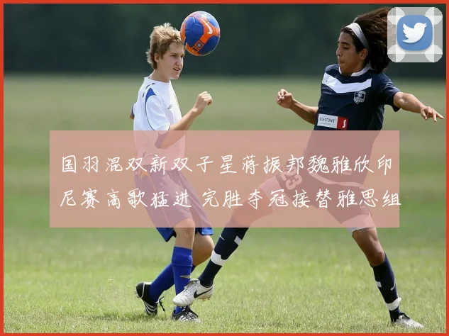 国羽混双新双子星蒋振邦魏雅欣印尼赛高歌猛进 完胜夺冠接替雅思组合地位势不可挡